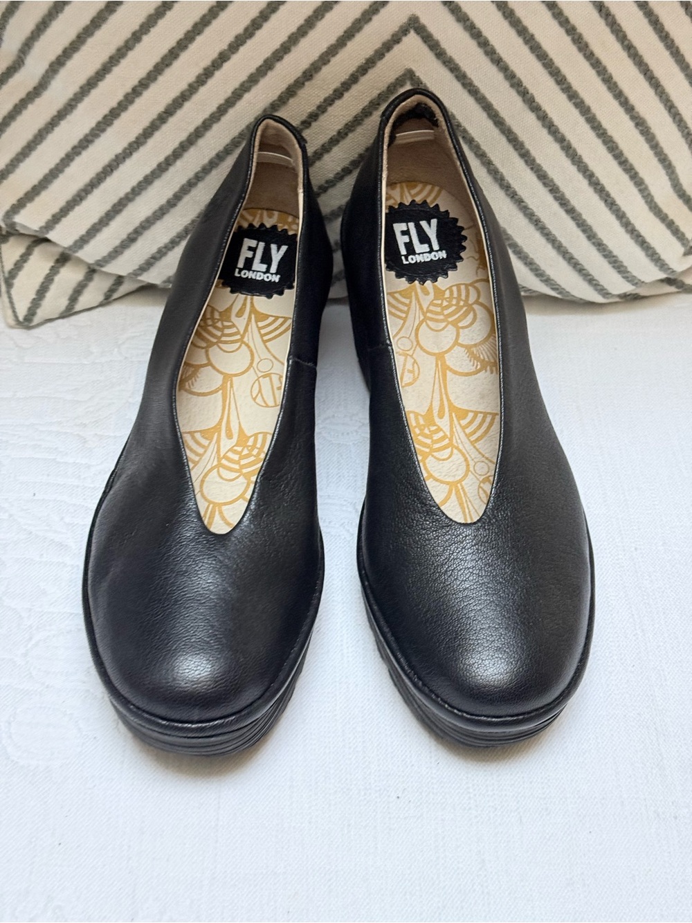 Fly London Yoza Wedge Ballet Shoe